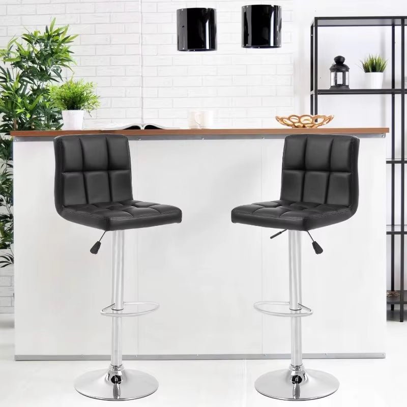 counter-height-bar-stools-with-backrest-swivel-1.jpg Counter Height Bar Stools with Backrest & Swivel - Image 1